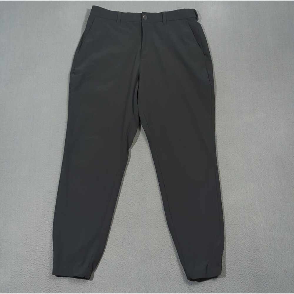 Mizzen+Main Pants Men's 35W Blue Helmsman Slim Joggers Performance Stretch